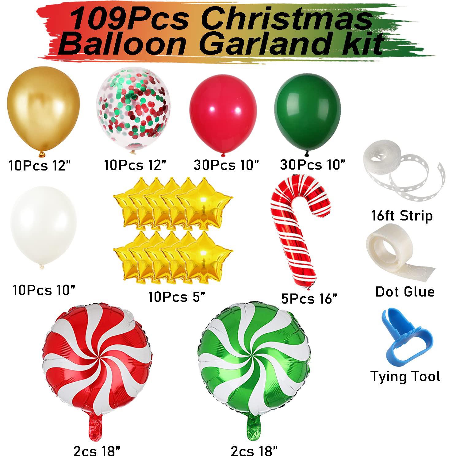 

Новый рождественский набор из воздушных шаров «Ветряная мельница» с конфетами, композиция из красных и зеленых воздушных шаров для рождественской вечеринки Christmas suit