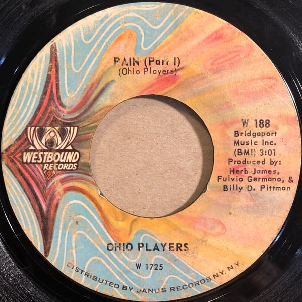 7inch Record OHIO PLAYERS - Pain W188 Westbound Recor 1971 US Soul/Funk Used