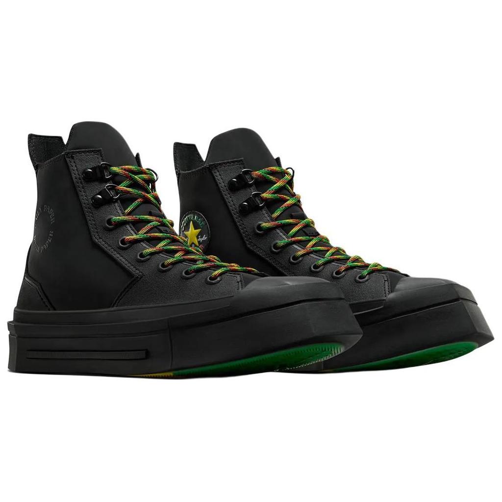 Daily Paper x Converse Chuck 70 De Luxe Squared High Pan-African Unisex-Sneaker Schwarz A12140C