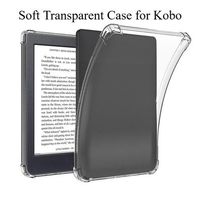 Soft Transparent Case for Kobo Nia 6 Inch Anti-drop Tpu Airbag Silicone Cover Funda for Kobo Clara HD 6 Inch