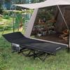 ATORPOK Folding Simple Indoor Folding Outdoor Camping Folding Bed Bed, Bed, Foldable, Bed, Cot, Waterproof, Breathable, Lightweight, Bed, Bed, (Black)