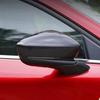 For Mazda CX-30 CX30 2020-2025 Car Sticker Rearview Side Mirror Cover Wing Cap Exterior Door Rear View Case Trim Carbon Fiber