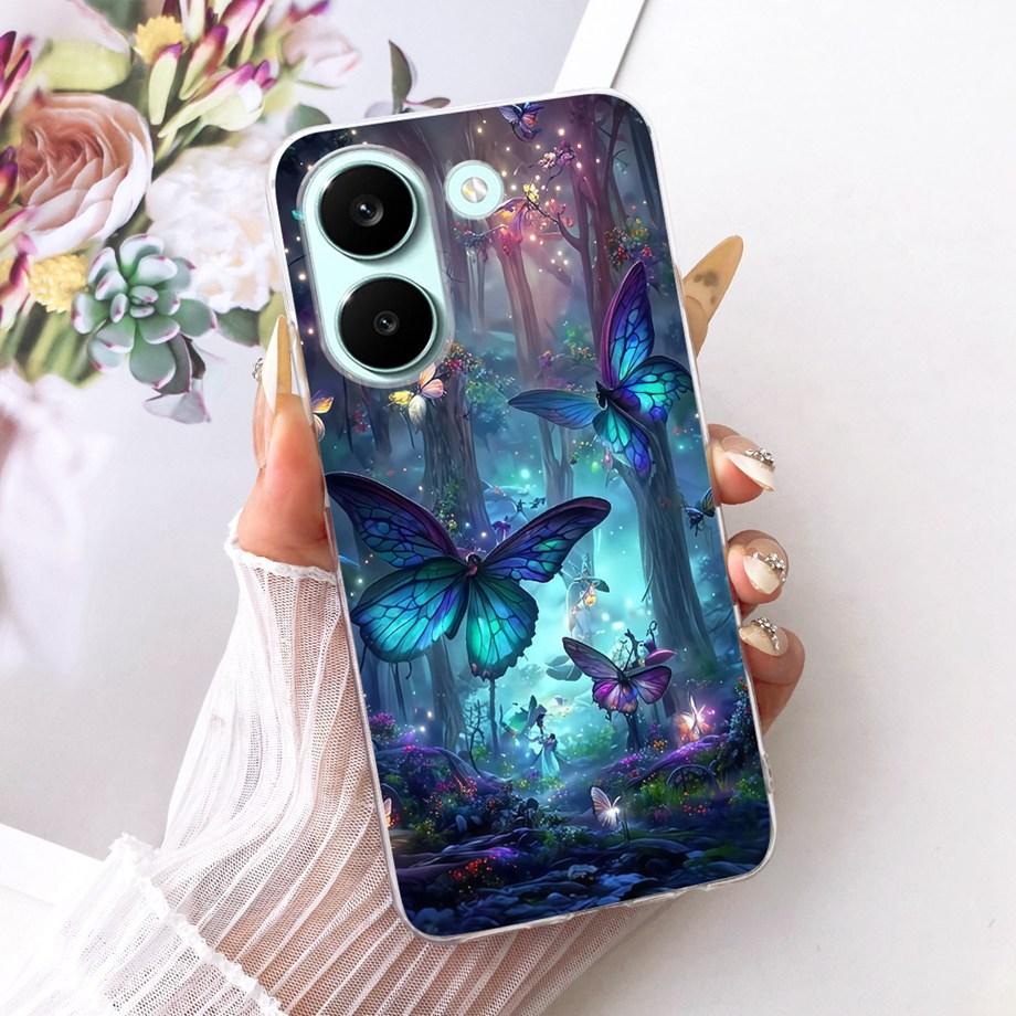 For Xiaomi Poco X8 Pro Max Phone Case Soft Silicone Cover Butterfly Dragon Cat Floral Bumper On Xiaomi Redmi Turbo 5 Max Funda
