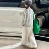 Girls 3-Piece Striped Vest T-Shirt Pants Set Fall Casual Outfits Kids