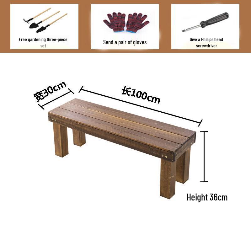 Reinforced Bamboo Tiered Plant Stand