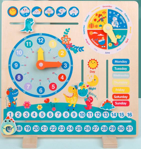 Seven-Layer Wooden Rainbow Stacking Tower - Early Education Toy for Infants