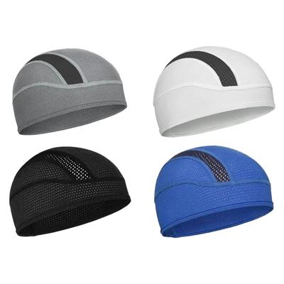 Brimless Mesh Bike Cap for Adults, Breathable Quick Dry Cycling Skull Cap for Helmet Use On Daily Summer Commutes