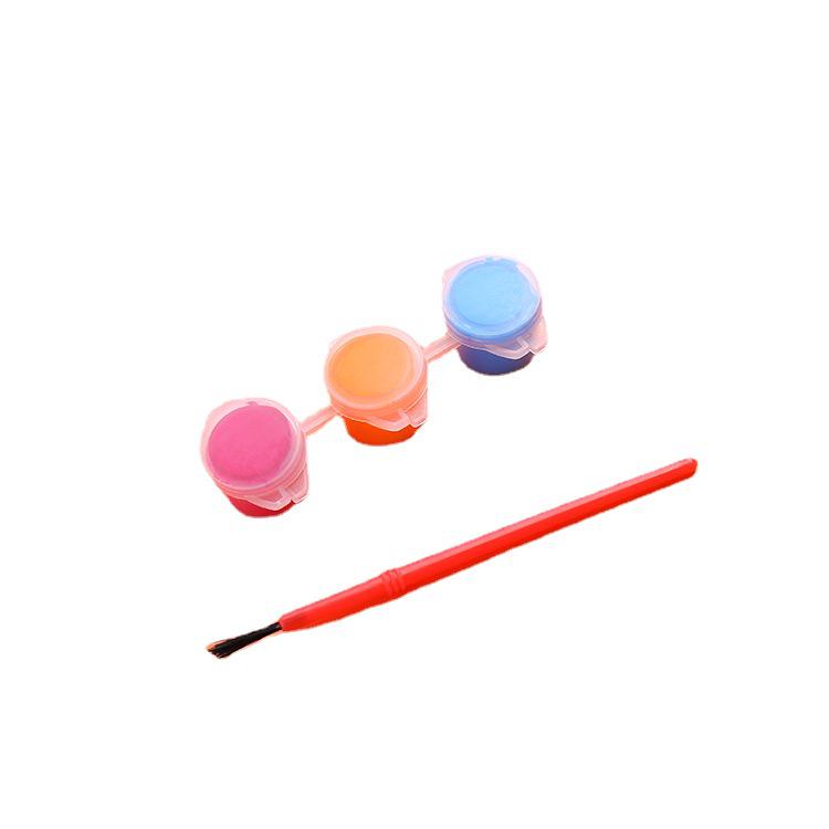 3ml Triple-Color Acrylic Paint Set for Kids' DIY Doll and Hand Painting