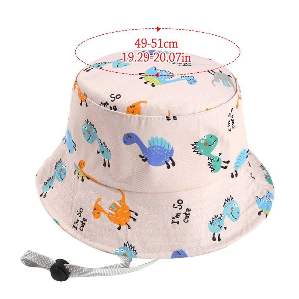 UV Protection Sun Cap Cotton Polyester Beach Cap Outdoor Kids Bucket Hat  Kids