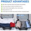 3 Pcs Vacuum Sealed Storage Bags Small Size Compression Bags for Travel Hand Roll Vacuum Seal Bag for Clothing Luggage Suitcase (50x3m / 20x13in)