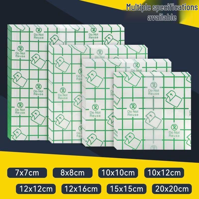 Pansement Imperméable Jetable Film PU Pansement pour Plaie Patch de Fixation Transparent