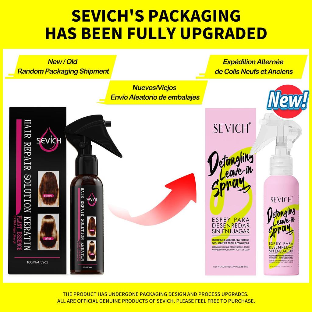 SEVICH Réparation cheveux secs antistatique revitalisant cheveux Spray soin des cheveux traitement 100ml