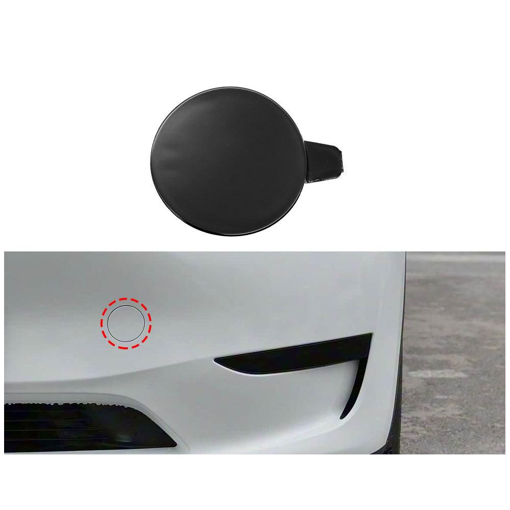 

For Tesla Model Y Front Tow Cover Front Bumper Tow Cover 1493746-00-A -2024 чёрный