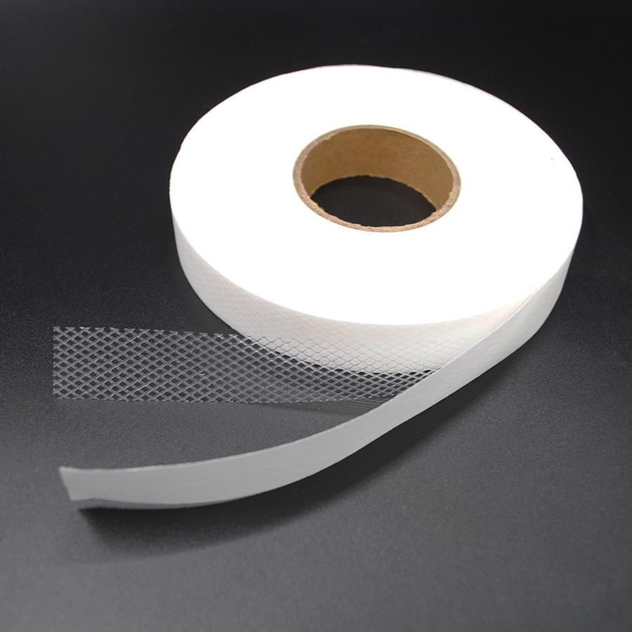 Iron-On Double-Sided Adhesive Mesh Tape for Fabric and Curtain Hemming