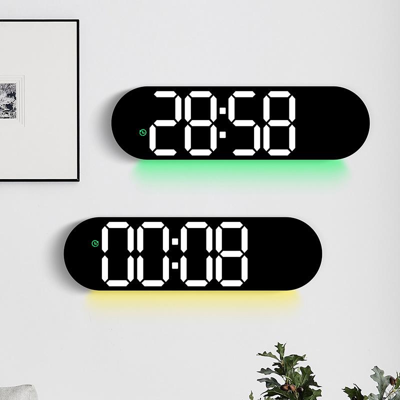New Multi-function LED Alarm Clock for Student-specific Dormitory Small Alarm Clock Double Group Alarm Clock Countdown