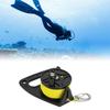 Scubas Ratchets Dives Reel with Handle Stop Switches High Visibility Retractable Line Diving Reel Finger Spool Easy Use