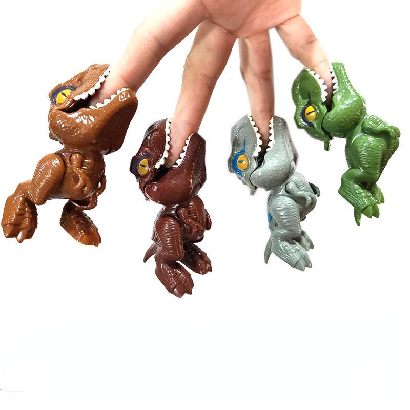 Finger-Biting Dinosaurs Movable Joints Size Simulation Dinosaur Model Toys Children'S Educational Toys Christmas