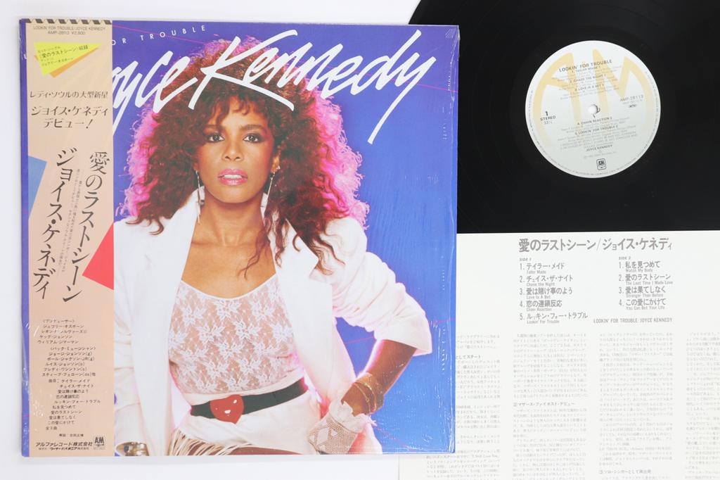 LP Record JOYCE KENNEDY - Lookin' For Trouble AMP28113 A&M 1984 Japan Obi Soul/Funk Used