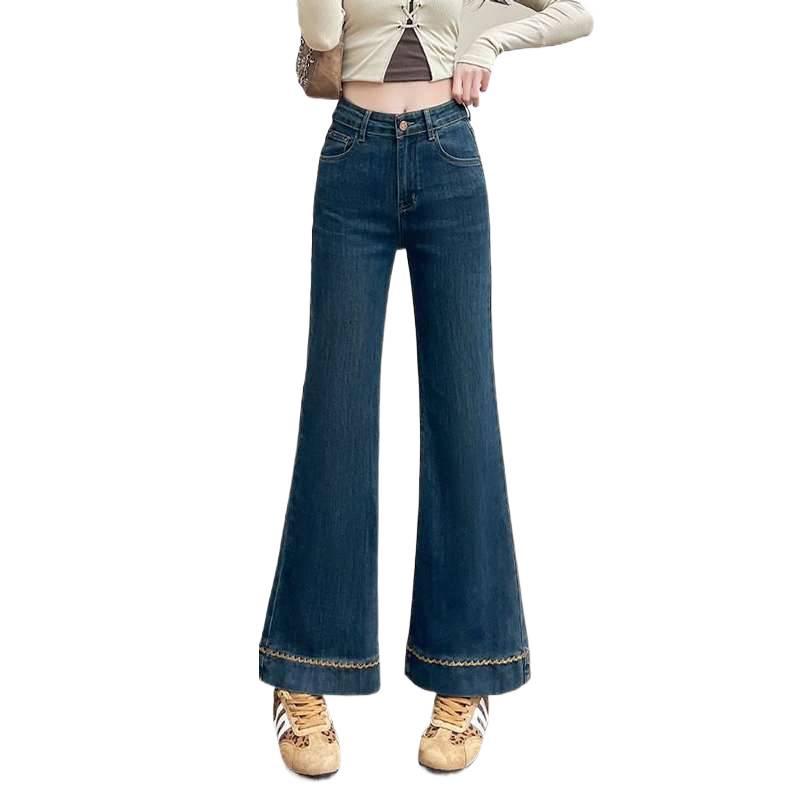Autumn/Winter 2026 Cropped Flared Jeans for Petite Women - Slimming, Plus Size, Versatile Style