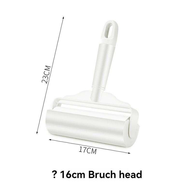 Lent Remover Roller Long Brush Holder Large Hair Removal Sticky Bed Floor Hair Cleanup Artifact Dust Roller Stick Hair Roller Br