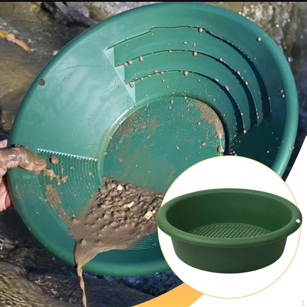 A Practical And Portable Gardening Tool, This Round Sieve Rocks, Particles, Plant Matter.