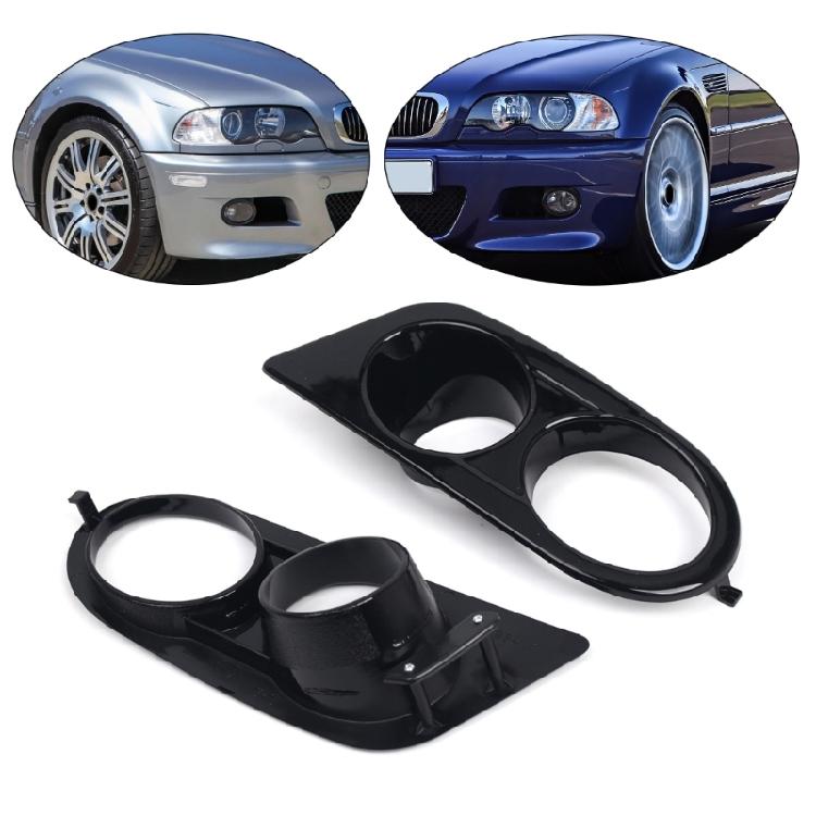 Replace 51112695255 51112695256 for E46 2 Door 2001-2006 Auto Accessories Car Front Bumper Fog Light Lens Cover