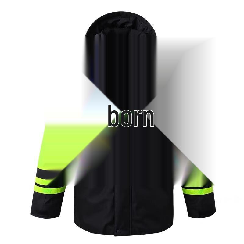 Maikeyou Reflective Waterproof Padded Traffic Duty Jacket with Detachable Liner XL