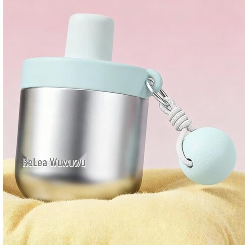 RELEA 316L SS Portable Breakfast Mug with Straw & Spoon