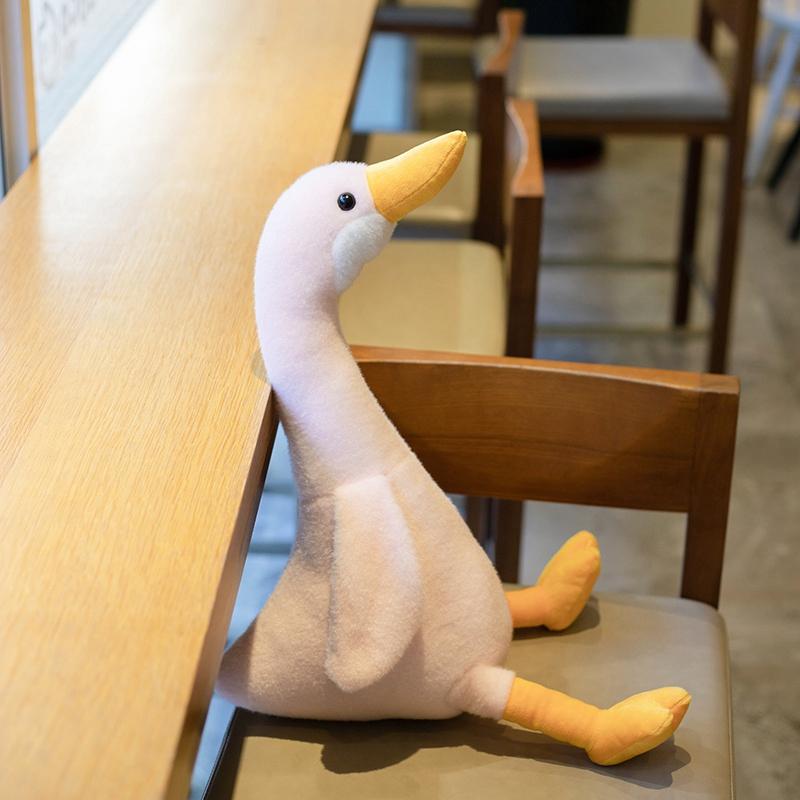 32-90Cm Cute Duck Plush Toy Stuffed Animal Big Goose Dolls Large Soft Sleeping Hug Pillow Girl Xmas Birthday Gift