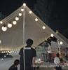 Solar LED String Lights for Outdoor Camping, Wedding Canopy, and Stall Decoration