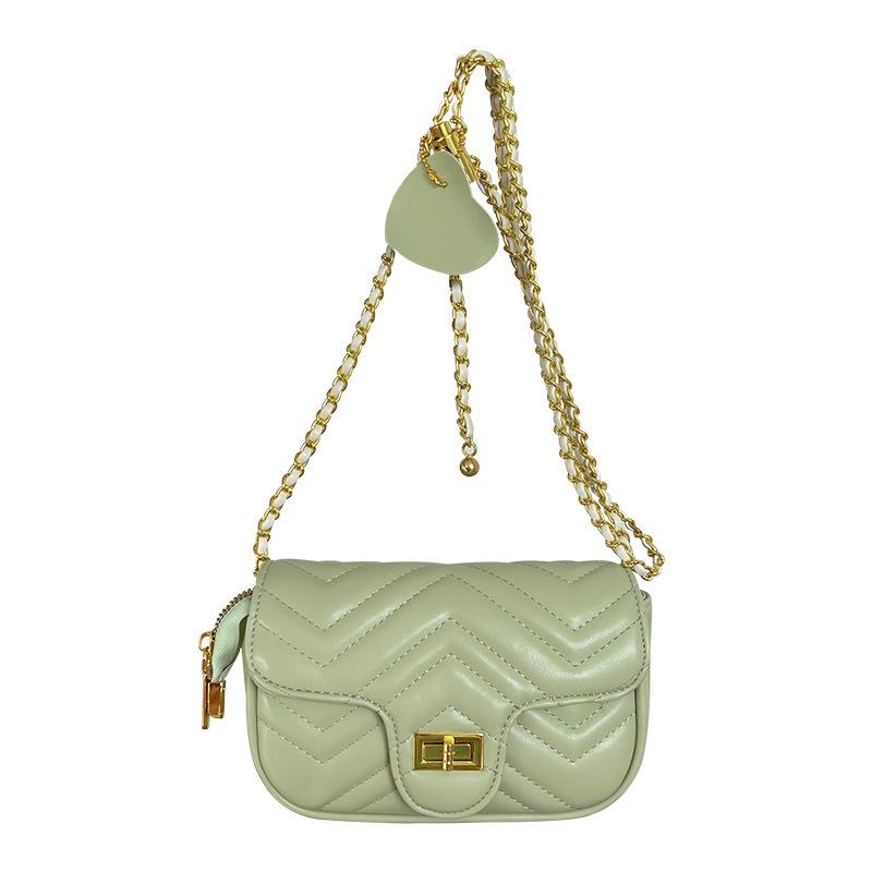 Versatile messenger bag women's summer new trendy diamond chain bag small square bag shoulder bag