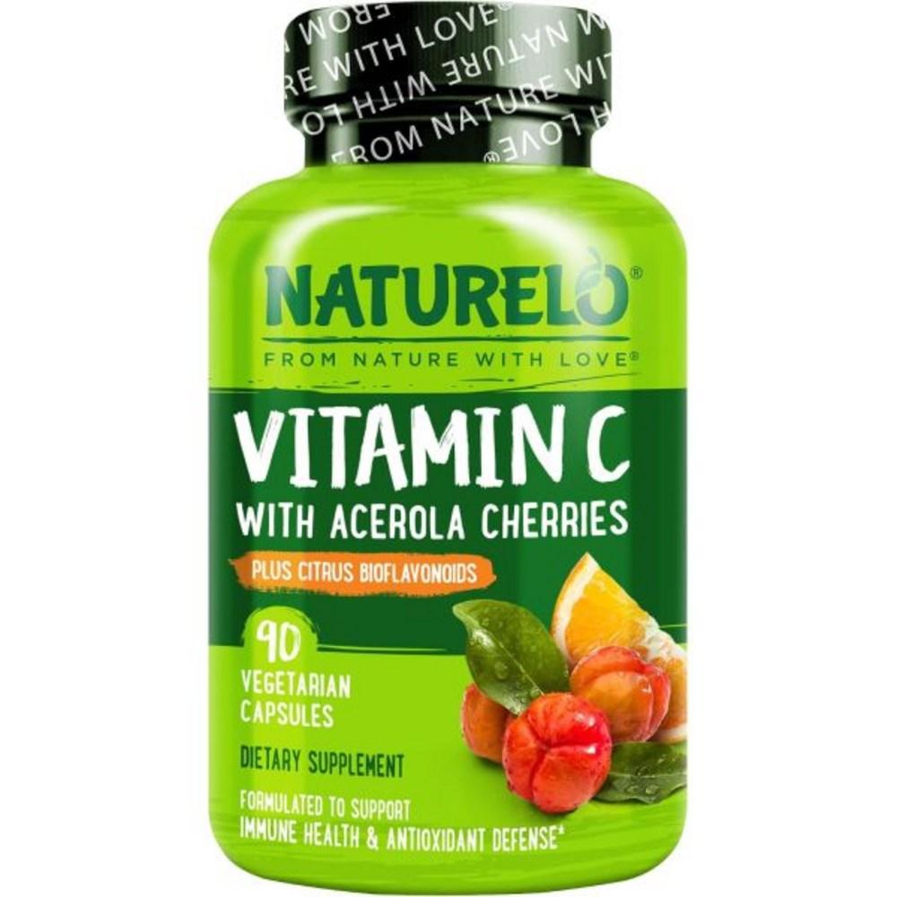 Naturelo Vitamin C 500mg Immunity Vegan 90 Capsules