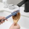 New Simple Comb Cleaning Brush Hollow Cleaning Curly Hair Massage Cleaning Brush To Clean Hair Cleaner