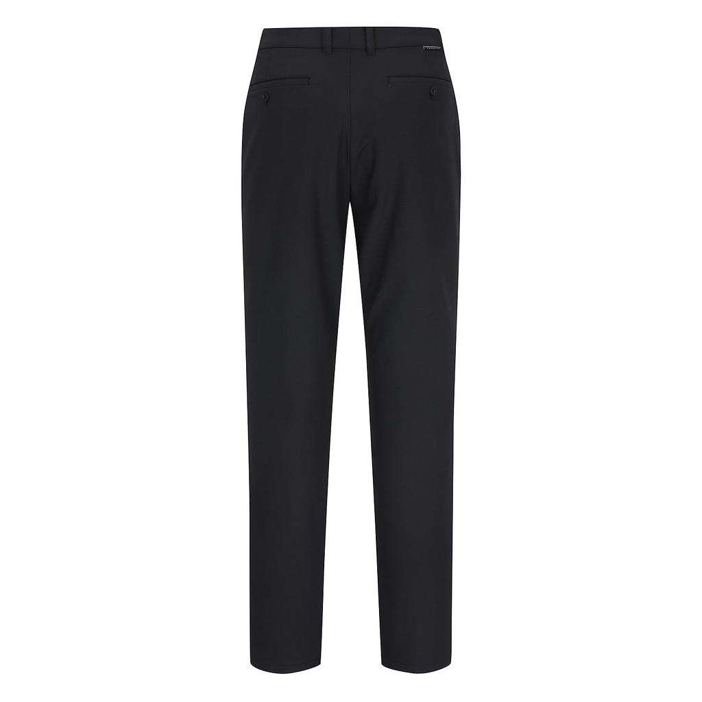 SUPERIOR Men'S Fine Texture Basic Pants Black (Im0Dsl30139)
