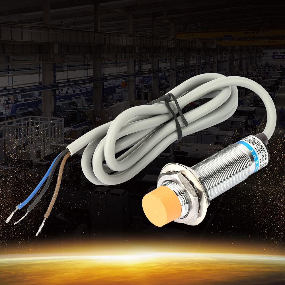 Nickel Plated Brass LJ18A3 8 Z AX NPN NC DC Inductive Proximity Sensor Switch Detection 8mm
