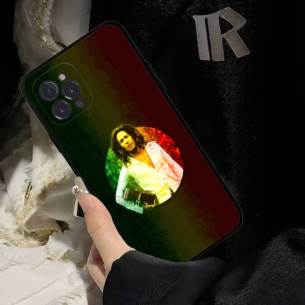 Bob Marley Singer Phone Case For iphone 17 16 15 16e 14 13 12 11 Pro Max Plus Case Cover Coque