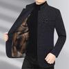 2025 Autumn/Winter Men's Wool Coat for Middle-Aged and Elderly – Business Casual Dad Style, High-Quality Outerwear.