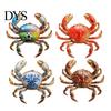Scarf Brooch Clip Cute Crab for Women Men Vintage Enamel Lapel Fashion Accessory Pin Ocean Animal Jackets Hats Scarves Bags Elegant Jewelry