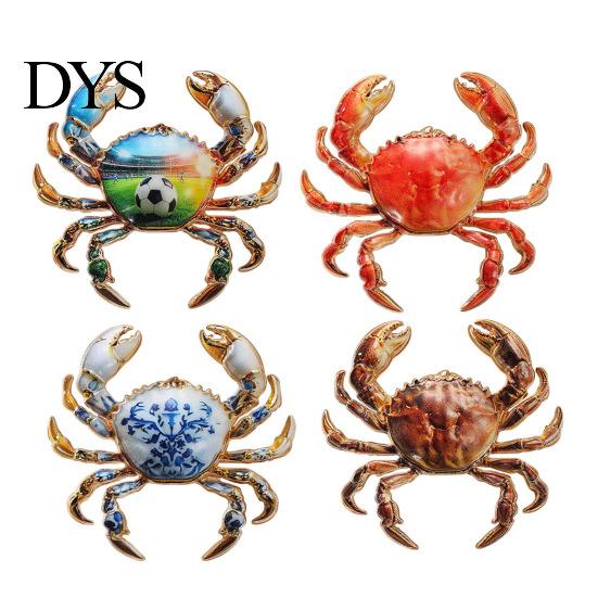 Scarf Brooch Clip Cute Crab for Women Men Vintage Enamel Lapel Fashion Accessory Pin Ocean Animal Jackets Hats Scarves Bags Elegant Jewelry