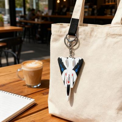 Combat Aircraft Keychain Pendant Small Portable Design Cartoon Shape Airplane Shape Key Charm Keys Stress