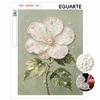 Pearl Painting Kit DIY Handmade Elegant White Hibiscus Flower Wall Art Home Decoration Painting