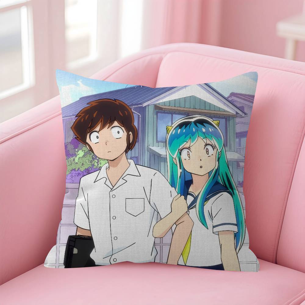 Urusei Yatsura Anime  Personalized Pillow Cover Kids Bedroom Wild Party Decor Pillowcase kid Birthday shower Gift
