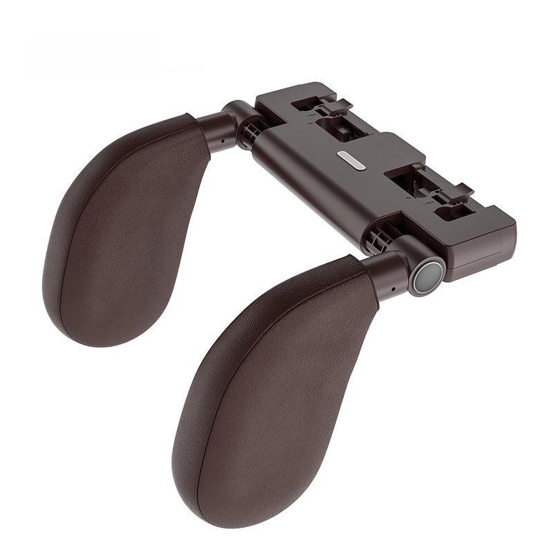 Adjustable Children's U-Shaped Memory Foam Car Headrest Pillow for Side Sleeping & Neck Support