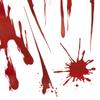 Waterproof 3D DIY Horror Finger Foot Wall Stickers Blood Handprint Halloween Decor