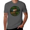 House in the Trees (with text) TShirt Novelty Print Casual Tee Shirt