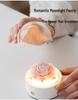 Porcelain Peony Eternal Flower Night Light Ornament with Aromatherapy