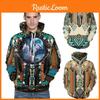 Indian Chief Native Tribal Totem Pullover Hoodie Jacket For Men And Women Warm And Soft