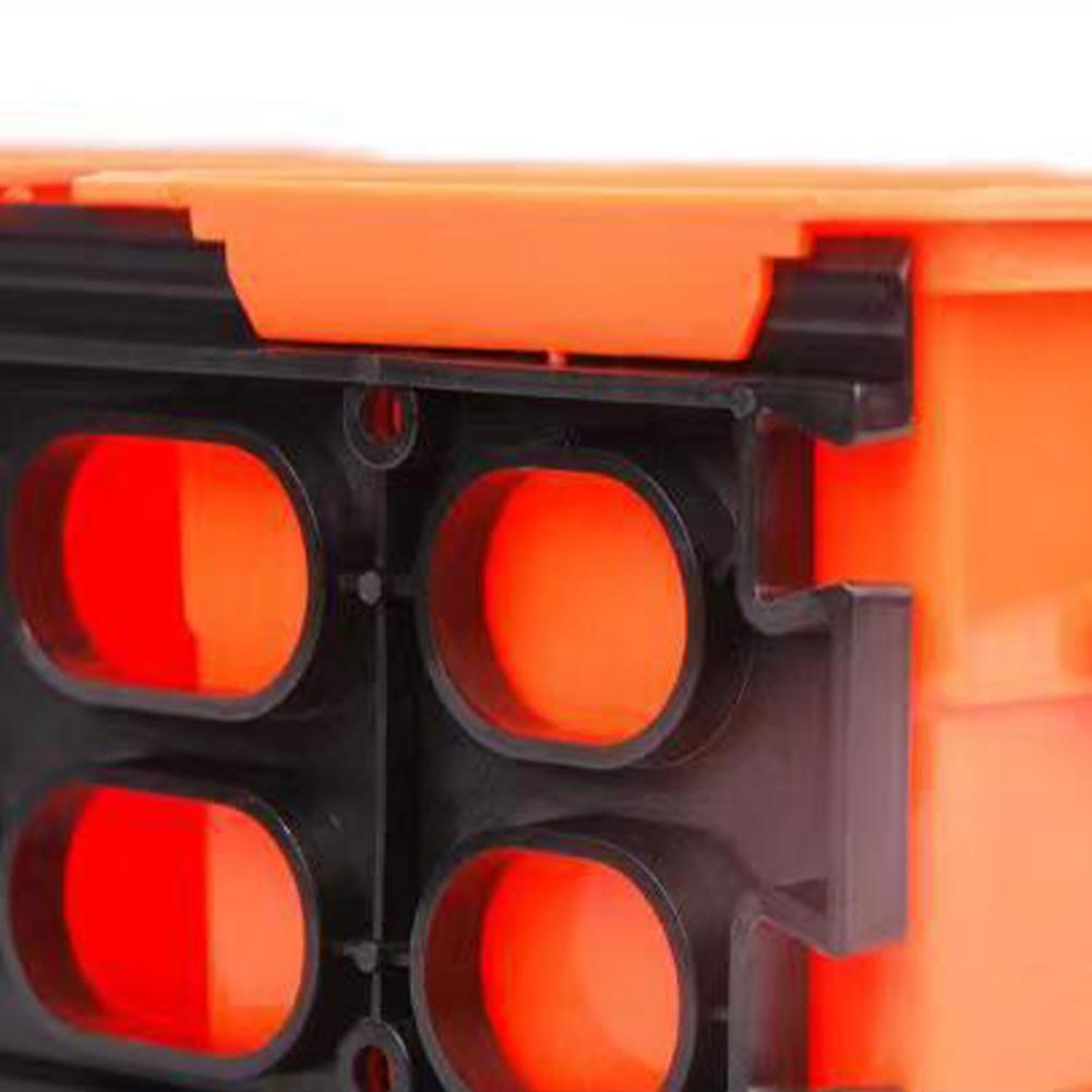 8-teiliges Backplate-Zubehör und stapelbarer, schachtelbarer Behälter