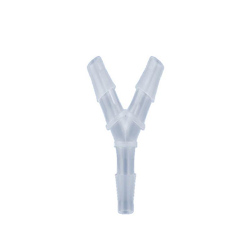 Y-Shaped Three-Way Connector Tee Joint 1.6~6.4Mmwater Divider Polypropylene Pp Plastic Gas Oil Aquarium Hose Pagoda Joint