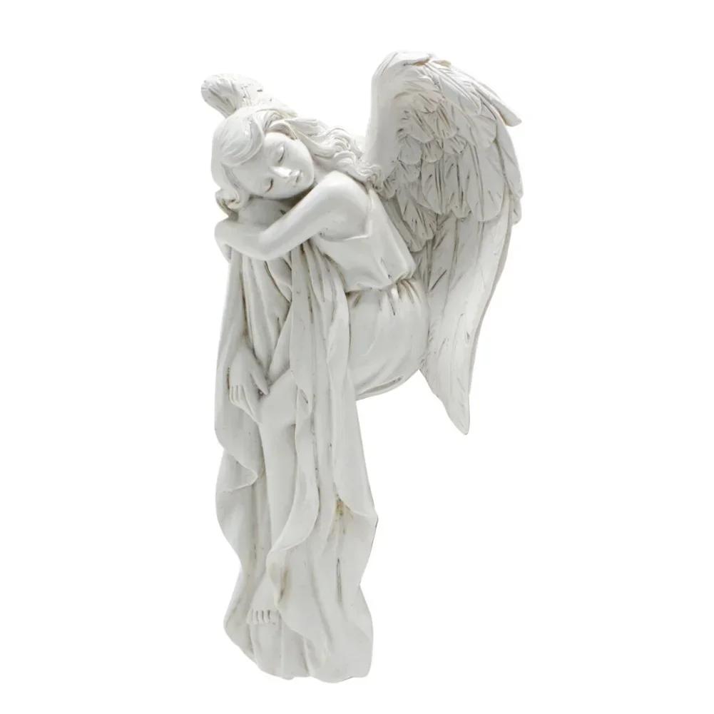 

1pc Sleeping Angel Statue Door Corner Decoration For Home Window Sills Cabinet Door Frames Shelves Ornaments Spare Parts